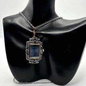 Vintage Blue Park Lane Watch Pendant